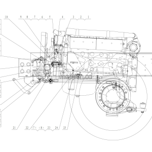 LGMG MT80C Mine Truck - STEERING ASSEMBLY - H1-2715010717