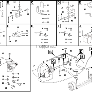 LGMG Road Sprinkler 2024 - Steering assy - H1500-2715011314