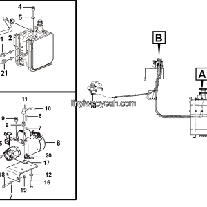 LGMG Off-Highway Dump Truck 2024 - Emergency steering power unit assy - H1500-2715011725