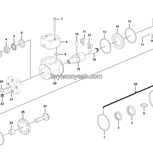 LGMG MT86H Mine Truck - Steering assy BZZ-630 - H1500-4120000719