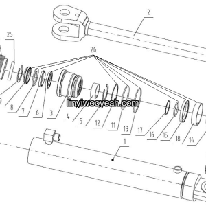 LGMG CMT106 2025 - Steering cylinder assy - H1500-4120001483