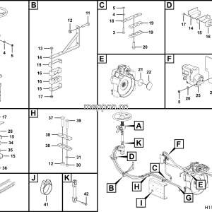 LGMG Mine Truck Mine Truck - Steering assembly - H1501-2715010880001