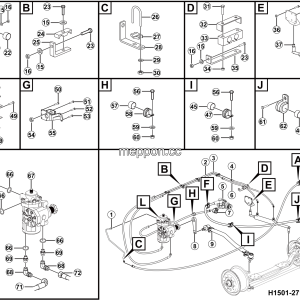 LGMG MT50 2025 - Steering assembly - H1501-2715011127.S1C