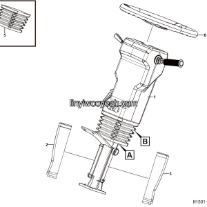 LGMG Off-Highway Dump Truck 2022 - Steering column assy - H1501-2715011934.S1A