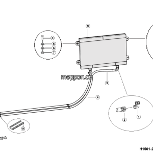 LGMG Off-Highway Dump Truck 2024 - Oil radiator installation assy - H1501-2715012068.S1B