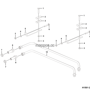 LGMG Off-Highway Dump Truck 2023 - ASM-Steering Pipe Installation assy - H1501-2715012457.S1A