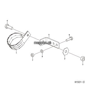 LGMG Off-Highway Dump Truck 2024 - ASM-Bracket installation assy 02 - H1501-2715012475.S1A
