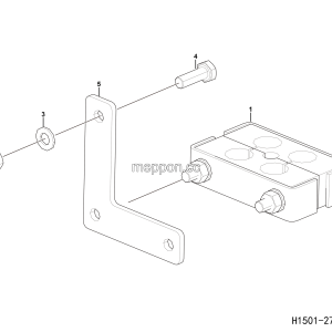 LGMG Off-Highway Dump Truck 2023 - ASM-Steering pipe installation assy - H1501-2715012518