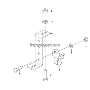 LGMG Off-Highway Dump Truck 2023 - ASM-BRACKET - H1501-2715013057.S1A