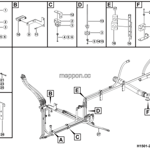 LGMG Off-Highway Dump Truck 2024 - Steering accessories assy - H1501-2715014356.S1A