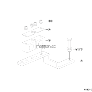 LGMG MT116H 2025 - Bracket assy 02 - H1501-2715014578.S1A