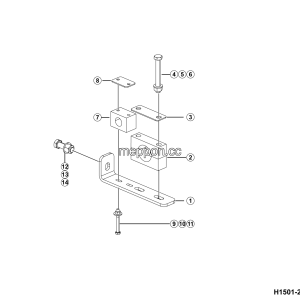 LGMG Off-Highway Dump Truck 2024 - Bracket assy 01 - H1501-2715014692.S1A