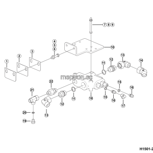 LGMG MT106H 2025 - Priority valve assy - H1501-2715014854.S1A