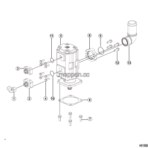 LGMG CMT96A 2025 - Pump assy - H1501-2715014959.S1A