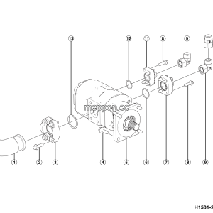 LGMG MT106H 2025 - Gear pump assy - H1501-2715015269.S1A