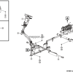 LGMG RTH100 2025 - Steering assy - H1501-2715015587.S1A