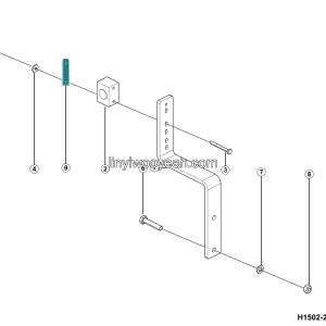 LGMG Off-Highway Dump Truck 2024 - ASM-BRACKET - H1502-2715013071.S1A