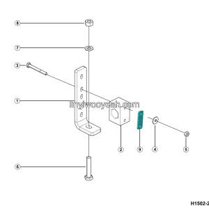 LGMG Off-Highway Dump Truck 2023 - ASM-BRACKET 01 - H1502-2715013073.S1A