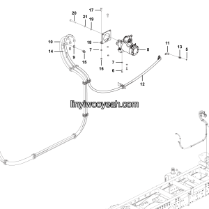 LGMG Off-Highway Dump Truck 2023 - Emergency steering assy - H6000-2760000148