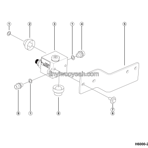 LGMG Mine Truck 2026 - Relief valve installation - H6000-2760000378.S1A