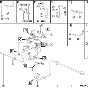 LGMG RTH100 2025 - Emergency steering assy - H6000-2760000473.S1A