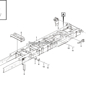 LGMG Off-Highway Dump Truck 2022 - Sub frame assy - I0400-2740010917