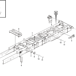 LGMG Off-Highway Dump Truck 2023 - Sub frame assy - I0400-2740010918