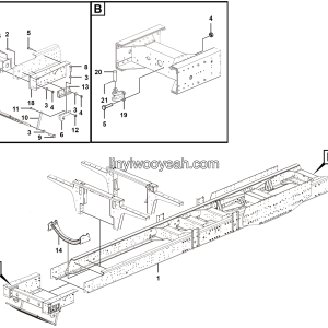 LGMG Off-Highway Dump Truck 2021 - Frame assy - I1401-2714013271