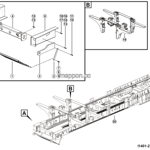 LGMG CMT106H 2025 - Frame assy - I1401-2714019604.S1B
