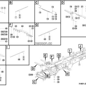 LGMG Off-Highway Dump Truck 2023 - Frame assy - I1401-2714019941.S1A