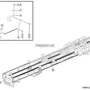 LGMG MT50 2025 - Frame assy - I1401-2714025165.S1A