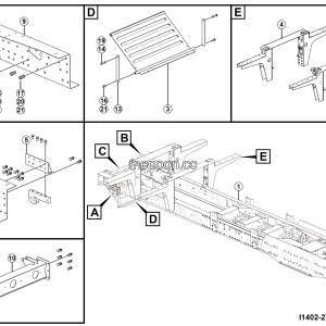 LGMG CMT106 2025 - Frame assy - I1402-2714023694.S1B