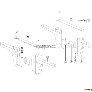 LGMG CMT106 2025 - Walkway brackets installation - I1402-2714023800.S1A