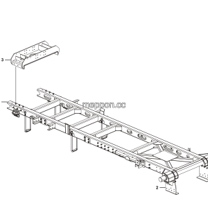 LGMG Off-Highway Dump Truck 2020 - Sub frame assy - I1500-2740010180