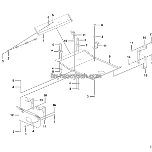 LGMG Mine Truck Mine Truck - Fan guide assy - I3900-2739010110