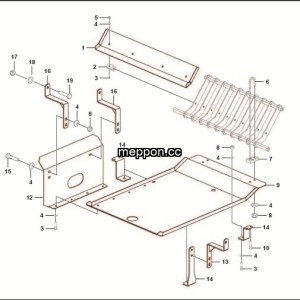 LGMG MT86H Mine Truck - Fan guide assy - I3900-2739010150