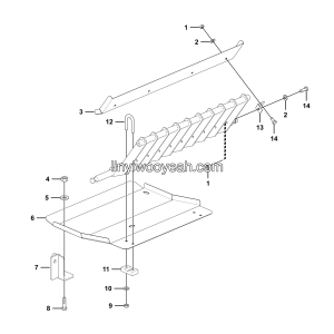 LGMG MS30 Mine Truck - Fan guide assy - I3901-2739010021