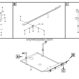 LGMG Off-Highway Dump Truck 2024 - Fan Guide Assembly - I3901-2739010347.S1A
