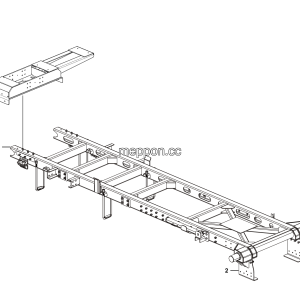 LGMG MT86H Mine Truck - Auxiliary  carrier assembly - I4000-2740010113
