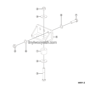 LGMG CMT106 2025 - Front connection seat installation - I4001-2740010840.S1A