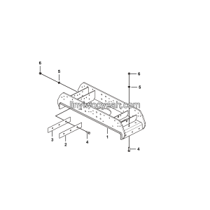 LGMG Off-Highway Dump Truck 2024 - Frame Assembly - I4001-2740011024.S1A