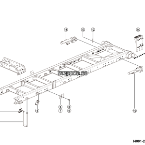 LGMG Off-Highway Dump Truck 2024 - Subframe installation - I4001-2740011399.S1A