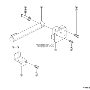 LGMG Off-Highway Dump Truck 2023 - Mounting plate - I4001-2740011411.S1A