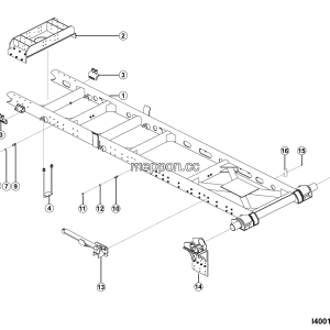 LGMG Off-Highway Dump Truck 2024 - Subframe installation - I4001-2740011502