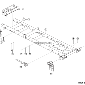 LGMG MT86H 2025 - Subframe installation - I4001-2740011814.S1A