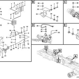 LGMG MT76 Mine Truck - Brake service  assembly - J1000-2710010721001
