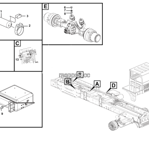 LGMG MS25 Mine Truck - Driving brake assy - J1000-2710011007002