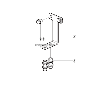 LGMG Off-Highway Dump Truck 2024 - Bulkhead joint bracket assy - J1000-2710013162.S1A