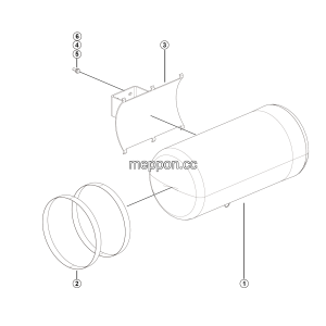 LGMG MTE106H 2025 - 50L air reservoir installation - J1000-2710013195.S1A