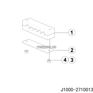 LGMG AT40 2025 - Pipe clamp assy 01 - J1000-2710013383.S1A